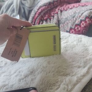 Steve Madden Green Wallet Compact and Stylish